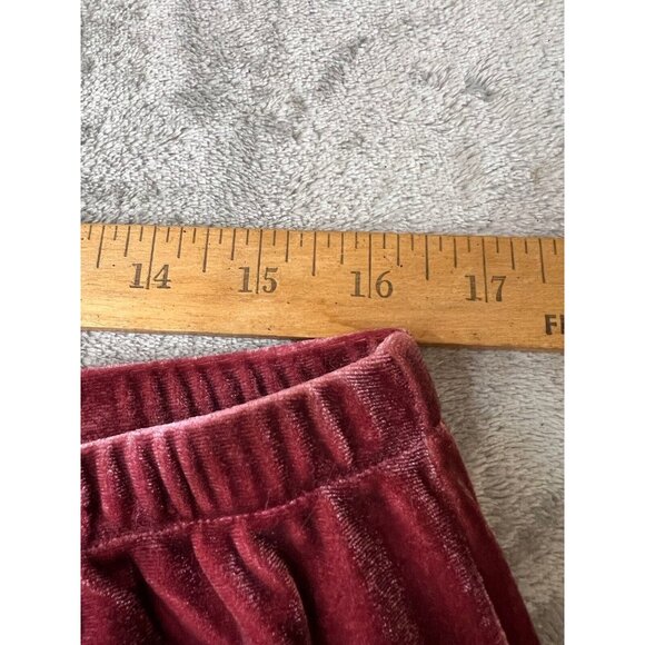 New ModCloth Velvet Joggers Extra Large XL Rose Blush Lagenlook Minimalist soft - Picture 2 of 5
